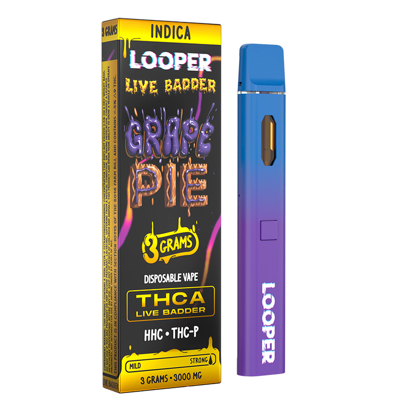 grape pie | live badder | 3g | indica