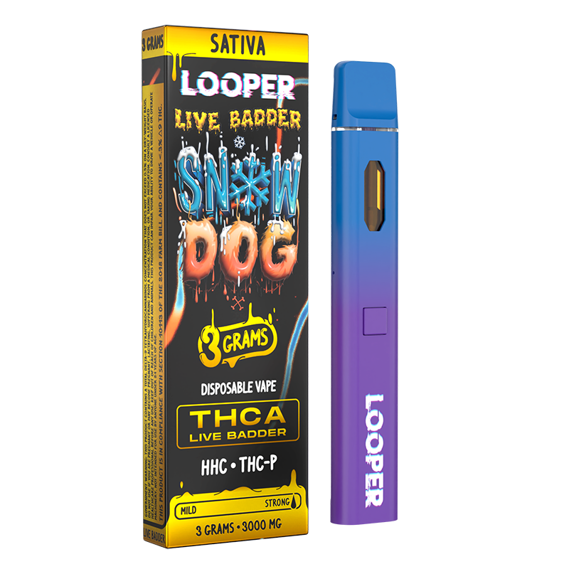 snow dog | live badder | 3g | sativa