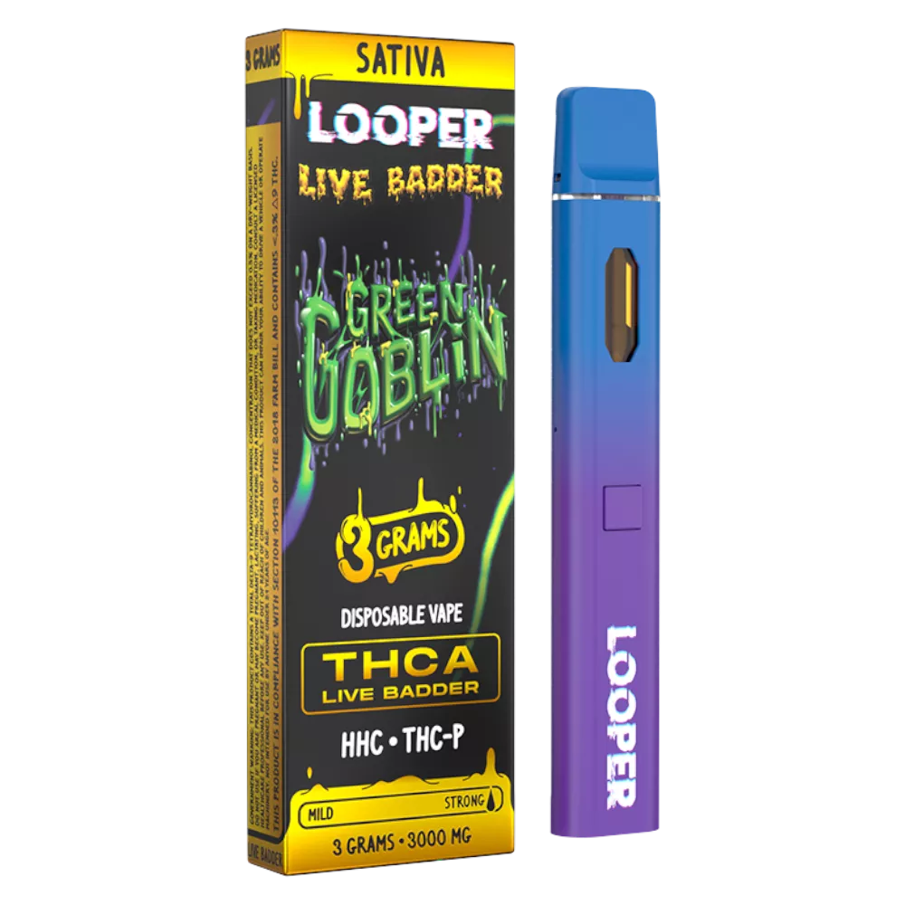 green goblin | live badder | 3g | sativa