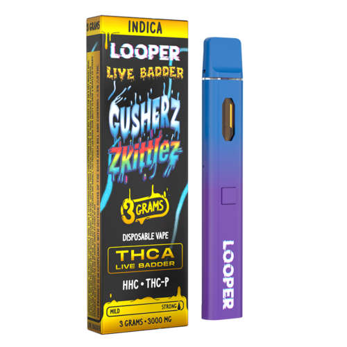 gusherz & zkittlez | live badder | 3g | indica