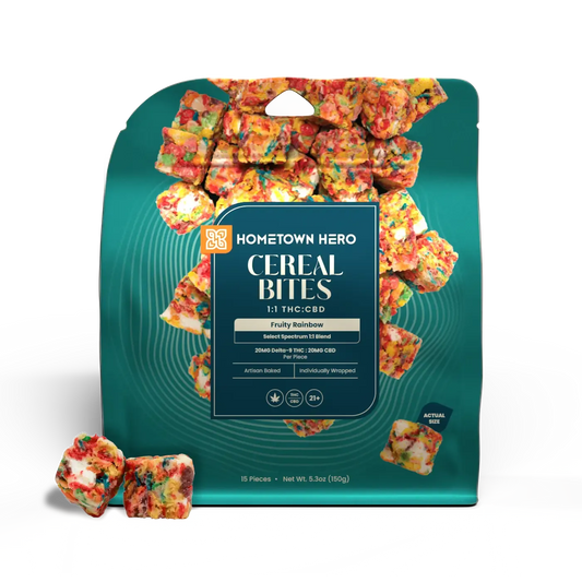 fruity rainbow| cereal bites | 15 ct.